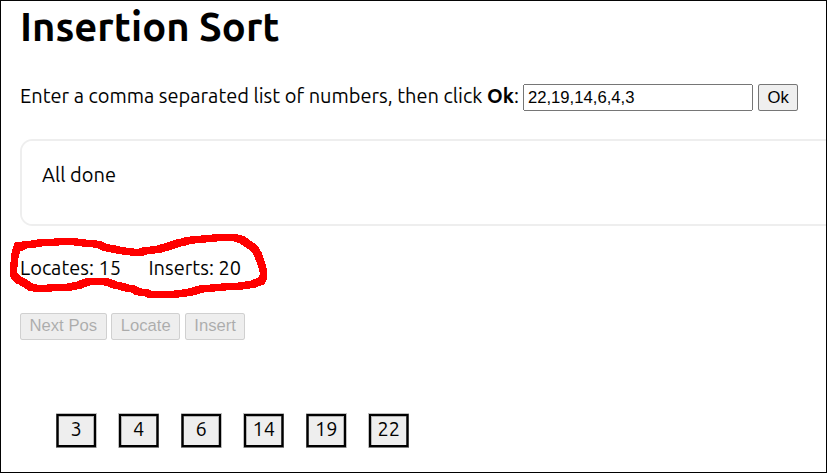 sorting reverse sorted array