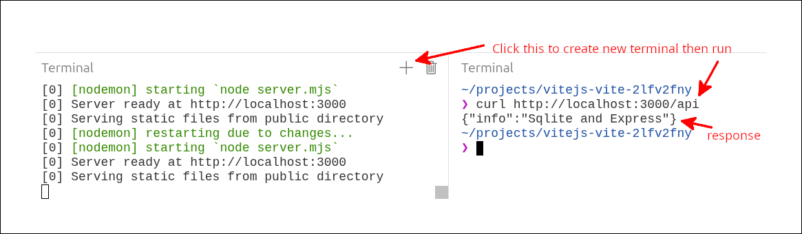 using curl default route